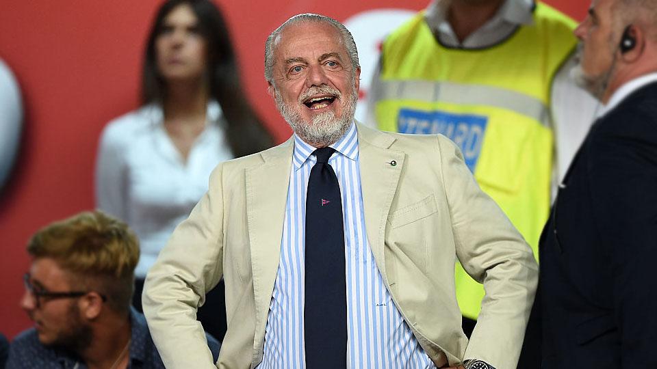 Presiden Napoli, Aurelio De Laurentiis. - INDOSPORT